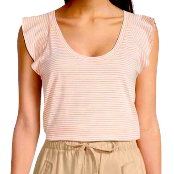 LOFT Tops - Loft Outlet Striped Raglan Tank